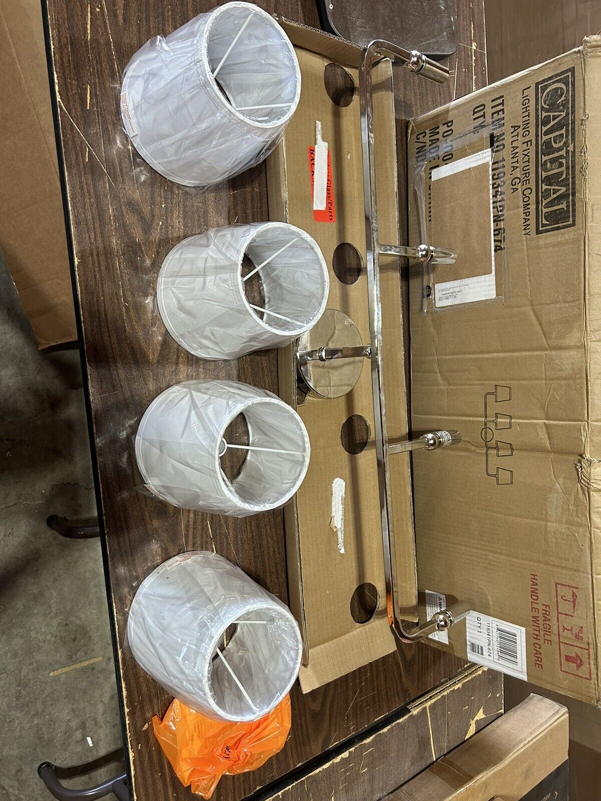 Dawson 4 Light 35" Wide Bathroom Vanity Light