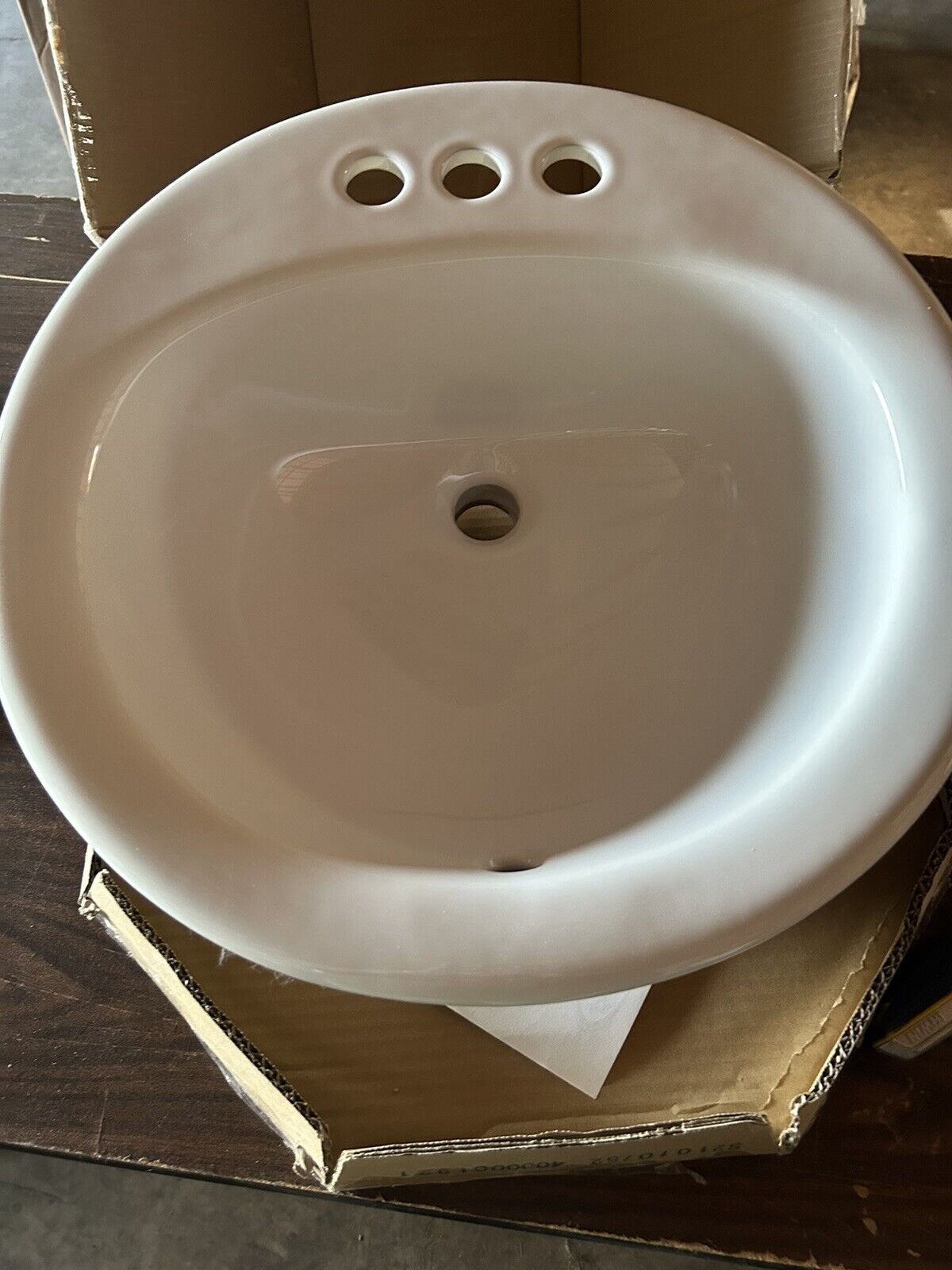 PROFLO PF194R Rockaway 19" Circular Vitreous China Drop In - White