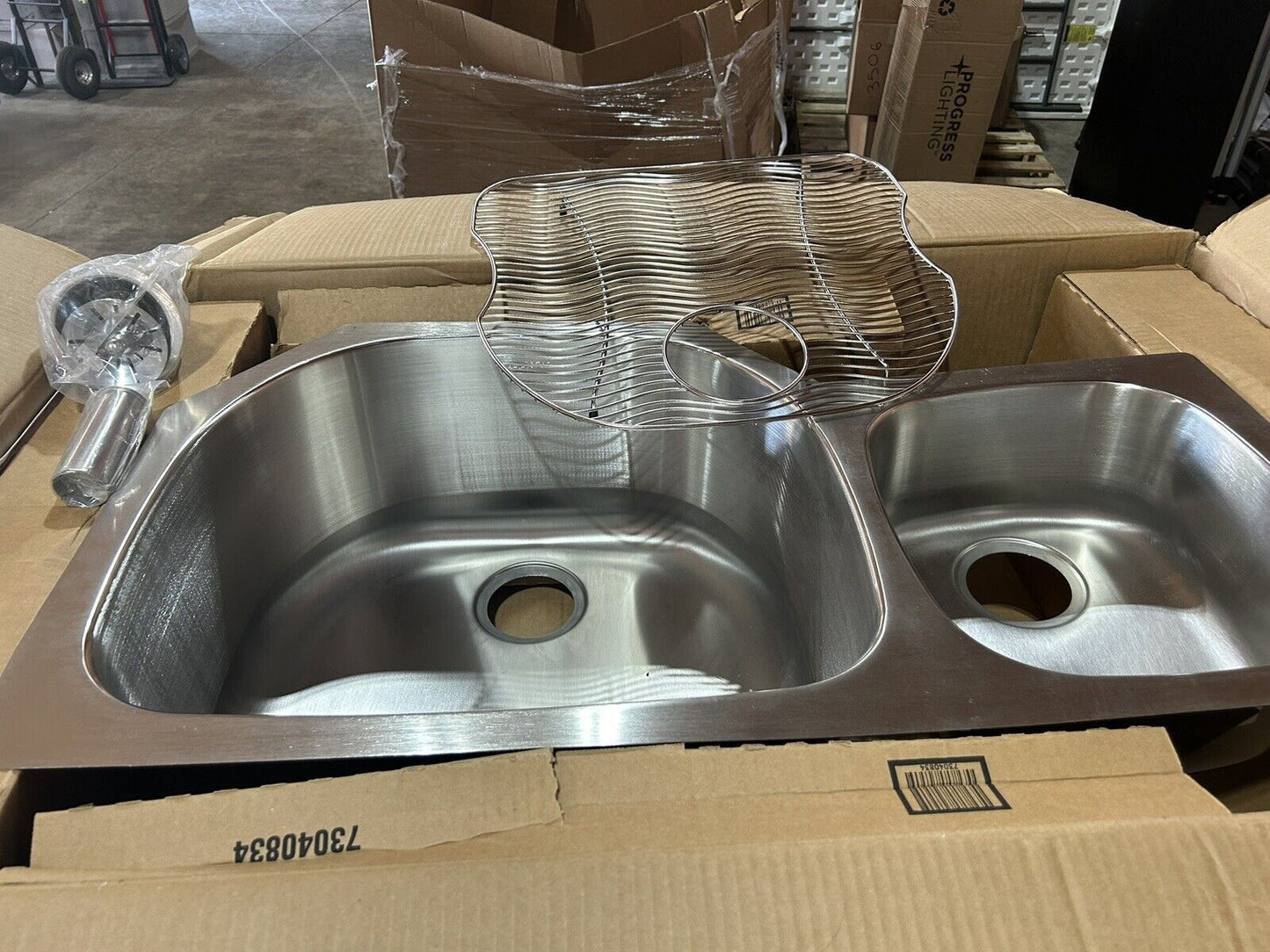Elkay ELUH362110RDBG Gourmet Lustertone 35.75"x18.5" Double Basin Kitchen Sink