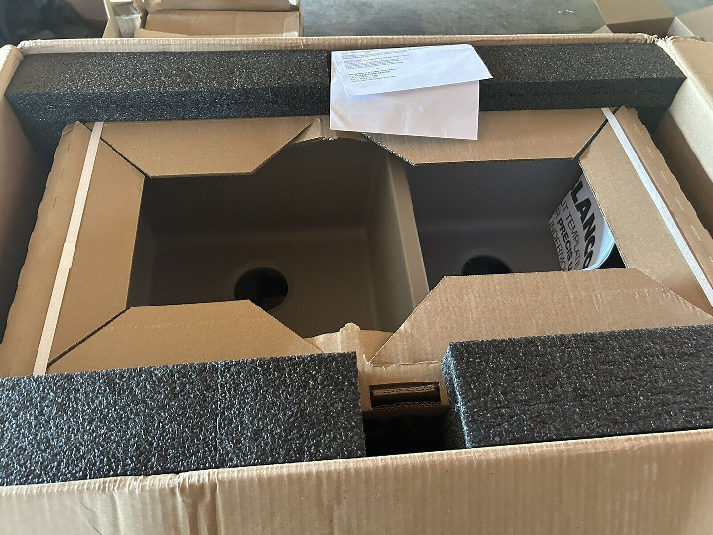 BLANCO 441311 PERFORMA SILGRANIT 60/40 Double Bowl Undermount Kitchen Sink