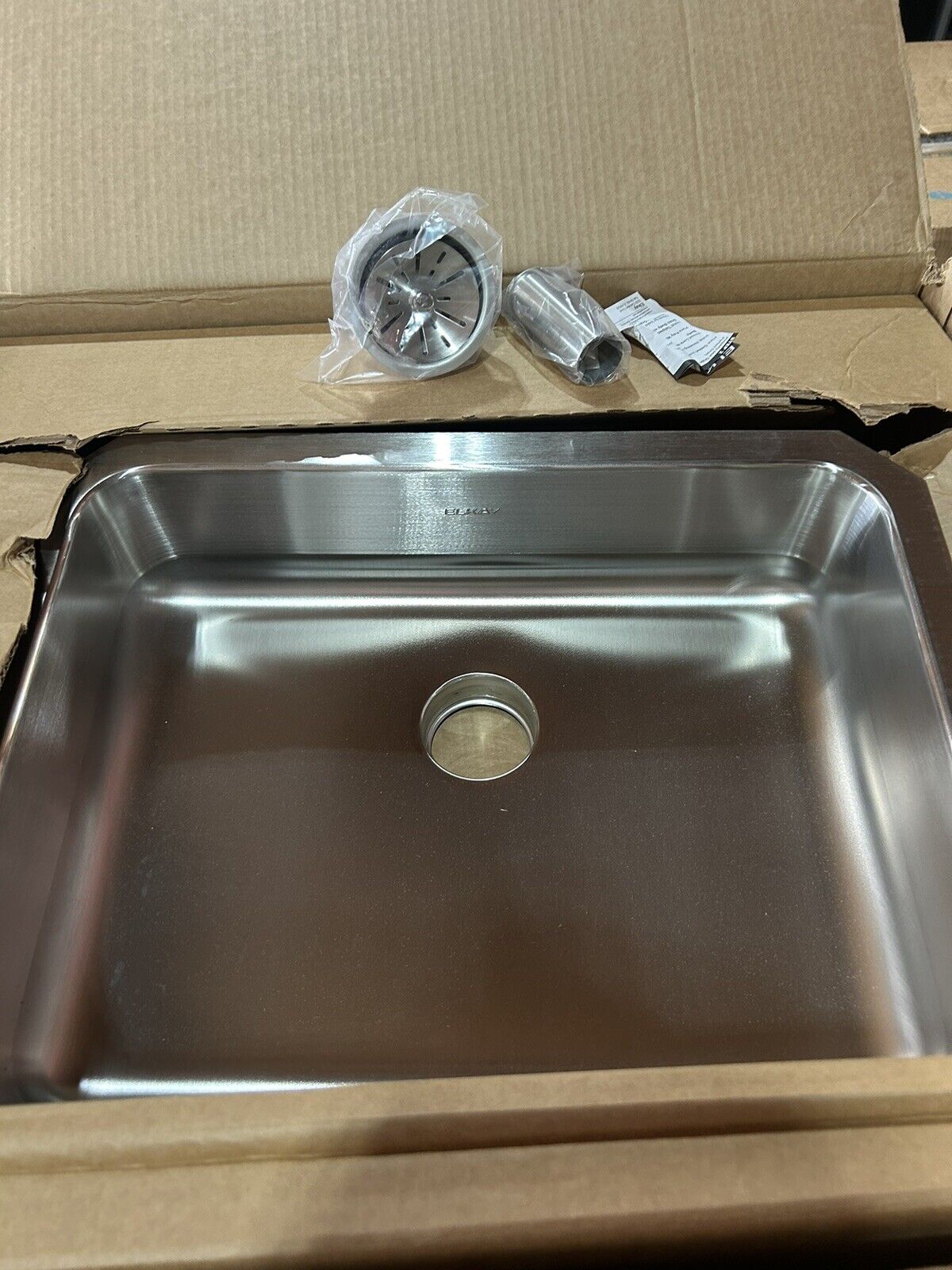 Elkay ELUHAD211555PD Lustertone 23-1/2" Undermount Single Basin - Stainless
