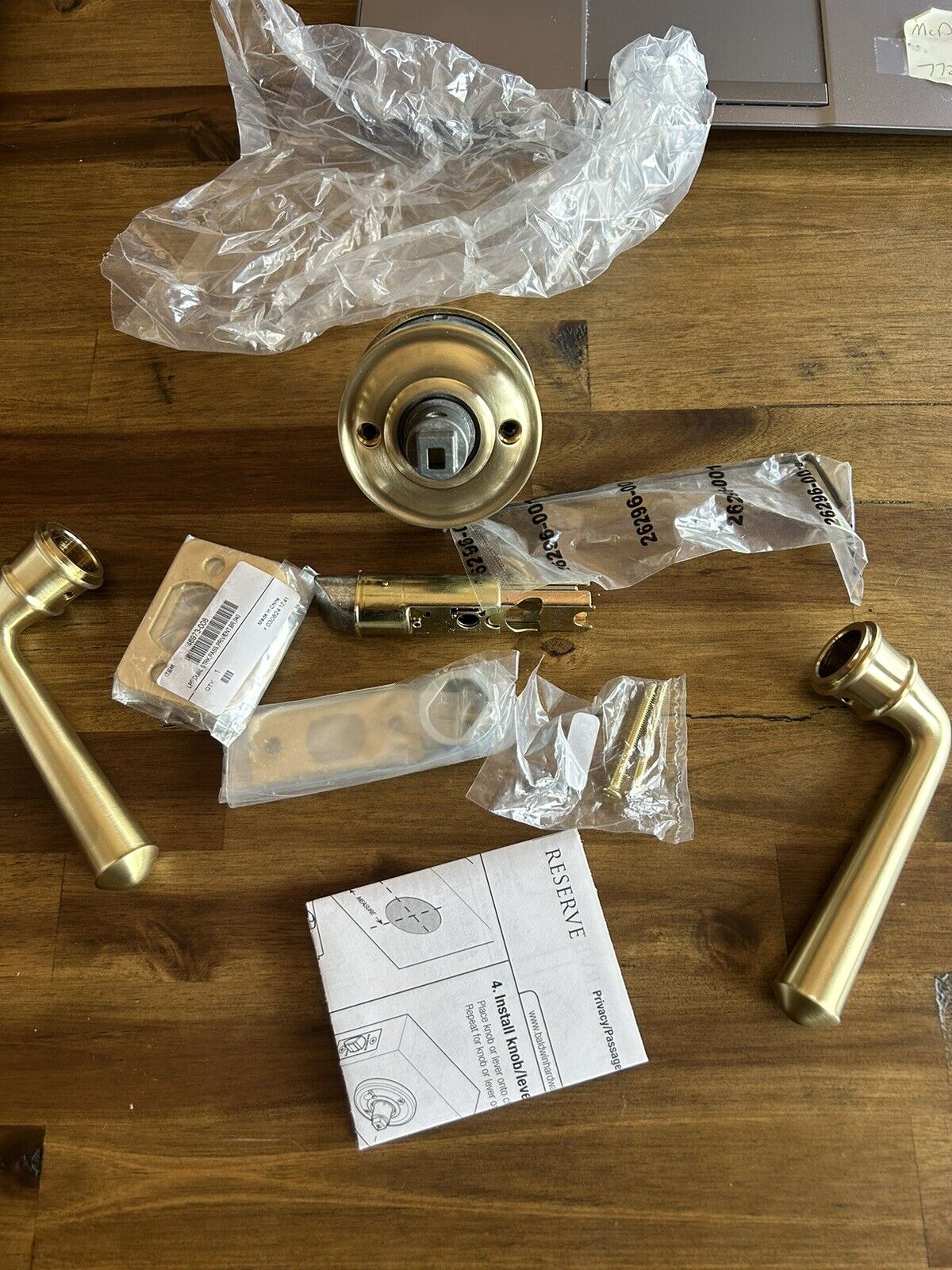 Baldwin PS.FED.TRR Federal Passage Leverset - Brass