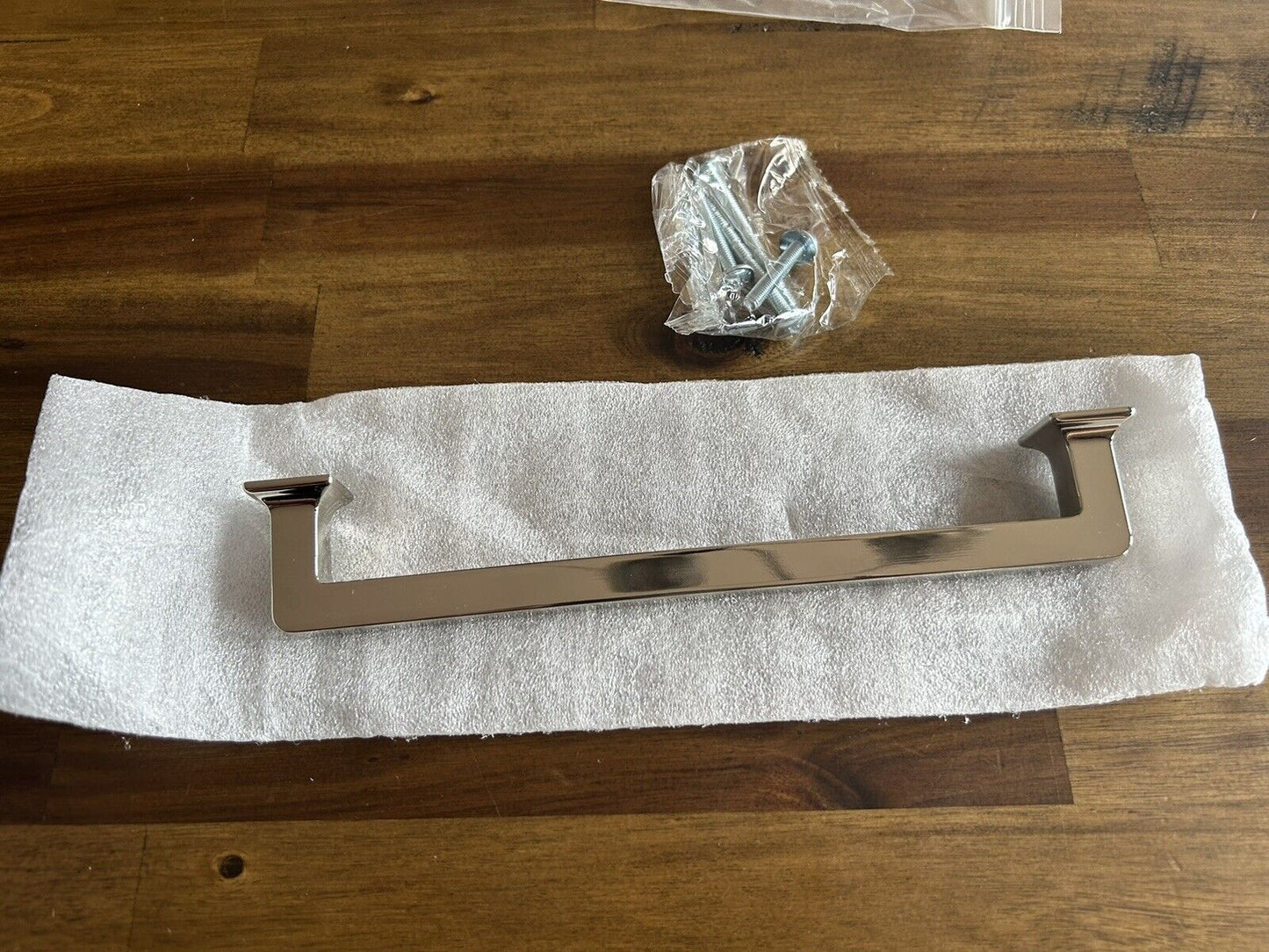 Cabinet pull handle polished nickel top knobs 6 5/16 tk705 pn