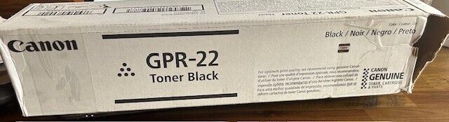 Genuine Canon GPR-22 BLACK Toner iR 1018 1019 1020 1021 1022 1023 1024 1025 NEW