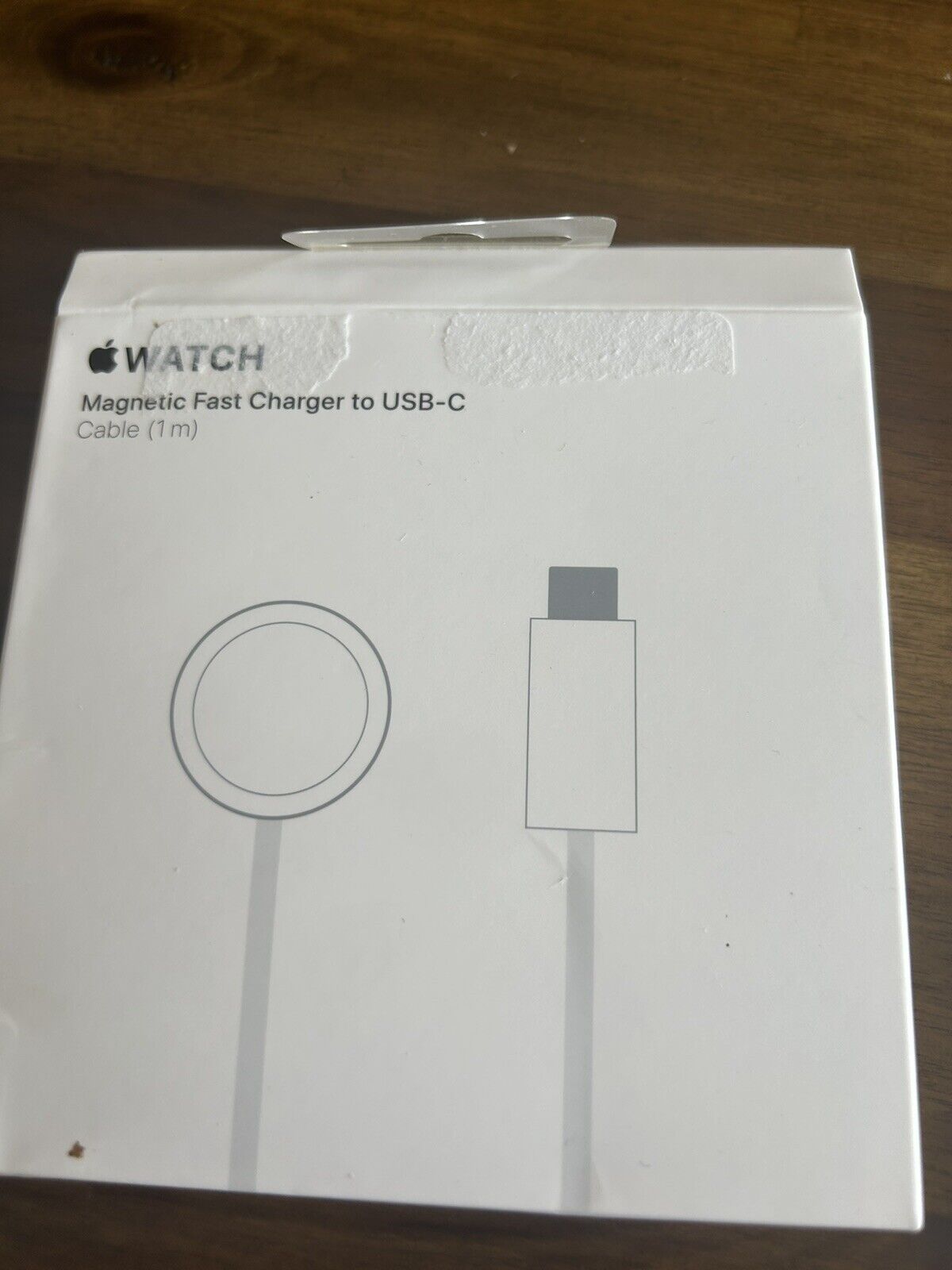 Apple Watch USB-C Magnetic Fast Charger, 1m - White