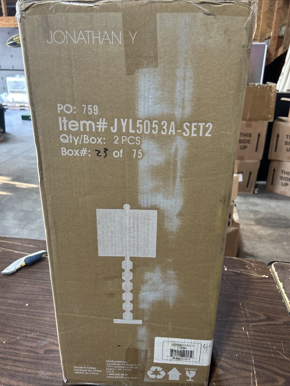 JONATHAN Y Lighting JYL5053-SET2 Cary 28" Tall LED Table Lamp - - Chrome